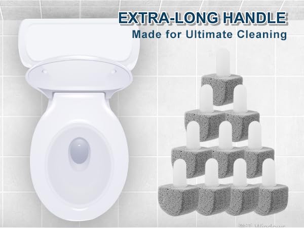 Yingmore 10 Packs Pumice Stone for Toilet Cleaning,Pumice Toilet Bowl Cleaning for Cleaning Toilet,Bathtubs,Kitchen Sink,Grill - Image 5